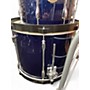 Used TAMA 4 Piece Rockstar Metallic Blue Drum Kit Metallic Blue
