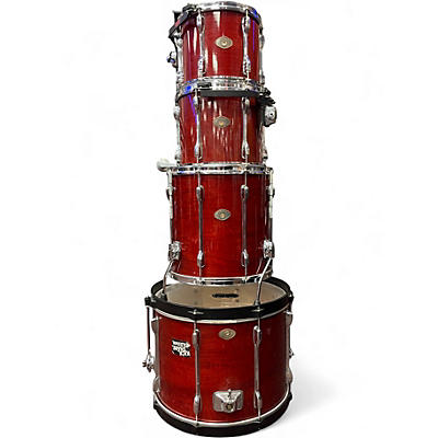 Used TAMA 4 Piece Rockstar RED NATURAL Drum Kit