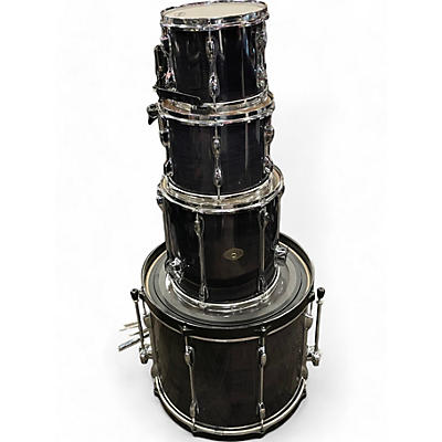 TAMA Used TAMA 4 Piece Rockstar Trans Charcoal Drum Kit