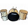 Used TAMA 4 Piece Rockstar White Drum Kit White