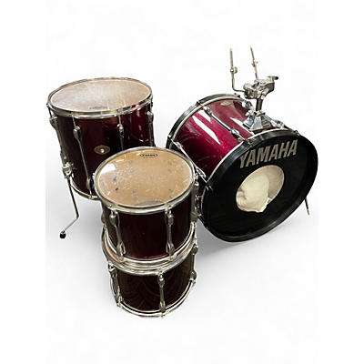 Used TAMA 4 Piece Rockstar Wine Red Drum Kit