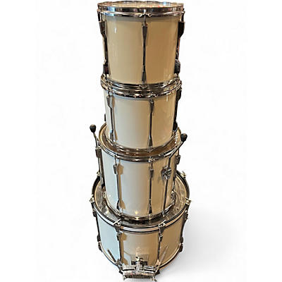 Used TAMA 4 Piece Rockstar white Drum Kit