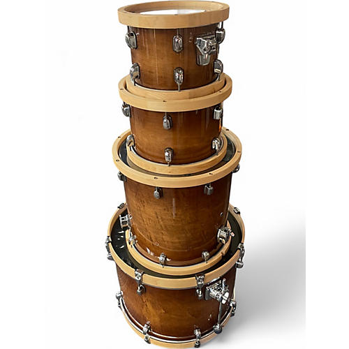 Used TAMA 4 Piece SLP Antique Burst Drum Kit Antique Burst
