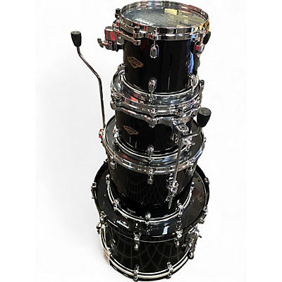 Used TAMA 4 Piece STARCLASSIC WALNUT BIRCH Black Drum Kit