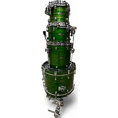 Used TAMA 4 Piece STARCLASSIC WALNUT/BIRCH SHAMROCK OYSTER Drum Kit
