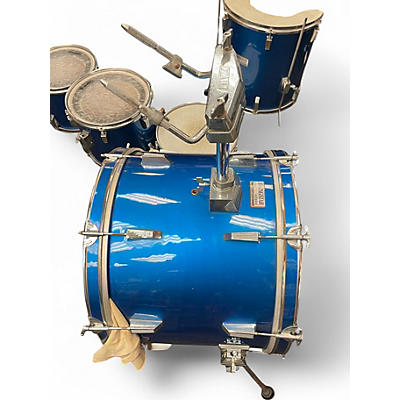 Used TAMA 4 Piece SWINGSTAR Ice Blue Metallic Drum Kit