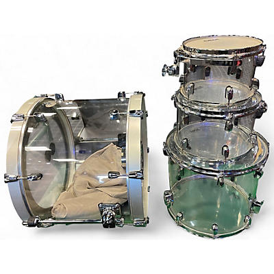 Used TAMA 4 Piece Silverstar ACRYLIC Drum Kit
