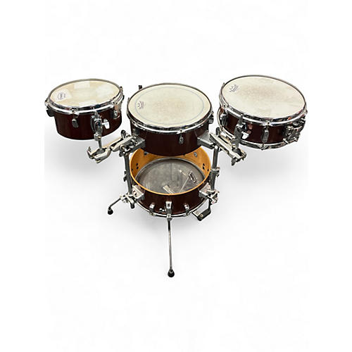 Used TAMA 4 Piece Silverstar Orange Sparkle Drum Kit Orange Sparkle