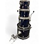 Used TAMA 4 Piece Stagestar Metallic Blue Drum Kit Metallic Blue