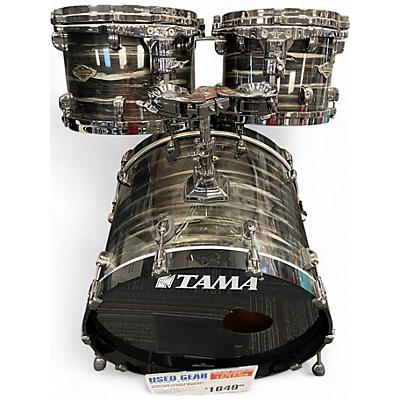 Used TAMA 4 Piece Starclassic BLACK OYSTER PEARL Drum Kit