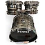 Used TAMA 4 Piece Starclassic BLACK OYSTER PEARL Drum Kit BLACK OYSTER PEARL