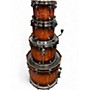 Used TAMA 4 Piece Starclassic Babinga QUILTED MOCHA BURST Drum Kit QUILTED MOCHA BURST