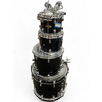 Used TAMA 4 Piece Starclassic Black Drum Kit
