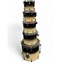 Used TAMA 4 Piece Starclassic Black Drum Kit Black