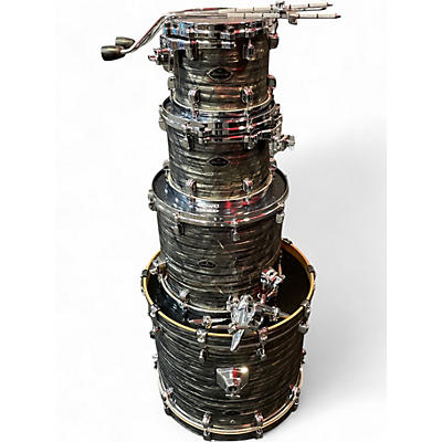 Used TAMA 4 Piece Starclassic Bubinga birch CHARCOAL ONYX Drum Kit