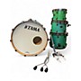 Used TAMA 4 Piece Starclassic Emerald Green Drum Kit Emerald Green