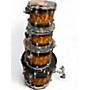 Used TAMA 4 Piece Starclassic MOLTEN BROWN BURST Drum Kit MOLTEN BROWN BURST
