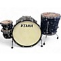 Used TAMA 4 Piece Starclassic Maple Duracover Wrap Charcoal Swirl Drum Kit Charcoal Swirl