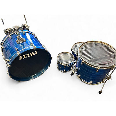Used TAMA 4 Piece Starclassic OCEAN BLUE RIPPLE Drum Kit