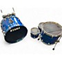 Used TAMA 4 Piece Starclassic OCEAN BLUE RIPPLE Drum Kit OCEAN BLUE RIPPLE