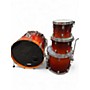 Used TAMA 4 Piece Starclassic Performer Dark Cherry Burst Drum Kit Dark Cherry Burst