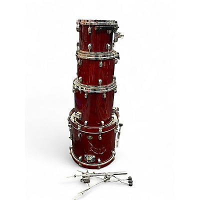 Used TAMA 4 Piece Starclassic Red Drum Kit
