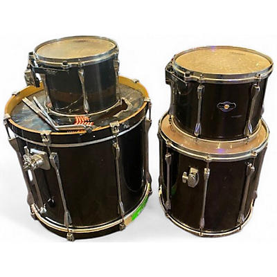 Used TAMA 4 Piece Superstar Black Drum Kit
