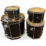 Used TAMA 4 Piece Superstar Black Drum Kit Black