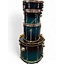 Used TAMA 4 Piece Superstar Blue to Black Fade Drum Kit Blue to Black Fade