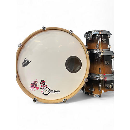 Used TAMA 4 Piece Superstar COFFEE FADE Drum Kit COFFEE FADE