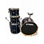 Used TAMA 4 Piece Superstar Dark Blue Drum Kit Dark Blue