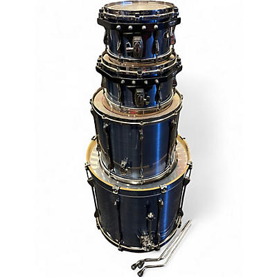 Used TAMA 4 Piece Superstar Hyperdrive Blue Drum Kit