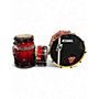 Used TAMA 4 Piece Superstar Red to Black Fade Drum Kit Red to Black Fade