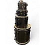 Used TAMA 4 Piece Superstar brushed black Drum Kit brushed black