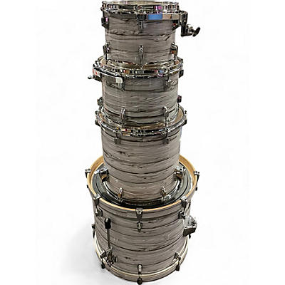 Used TAMA 4 Piece Superstar classic white birch Drum Kit