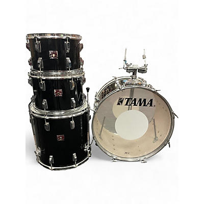 Used TAMA 4 Piece Swingstar Black Drum Kit