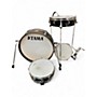 Used TAMA 4 Piece club jam pancake kit Black Drum Kit Black