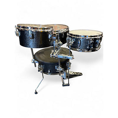 Used TAMA 4 Piece cocktail-Jam Midnight Gold Sparkle Drum Kit