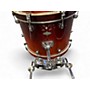 Used TAMA 4 Piece starclassic maple Red to Black Fade Drum Kit Red to Black Fade