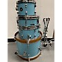 Used TAMA Used TAMA 4 piece CLUB-JAM 4 Piece Aqua Blue Drum Kit Aqua Blue