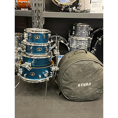 TAMA Used TAMA 4 piece Cocktail-jAM Indigo Sparkle Drum Kit