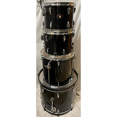 Used TAMA 4 piece Imperialstar Black Drum Kit