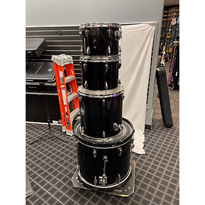 TAMA Used TAMA 4 piece Imperialstar Black Drum Kit