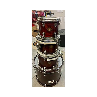 Used TAMA 4 piece Starclassic Crimson Red Burst Drum Kit