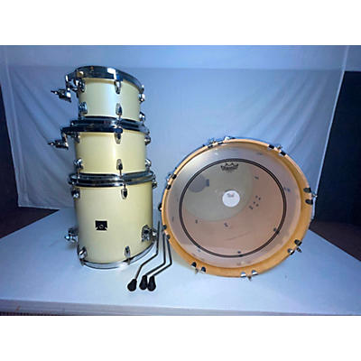 TAMA Used TAMA 4 piece Superstar IVORY Drum Kit