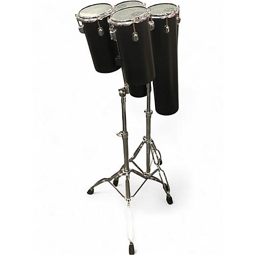 Used TAMA 4in octoban low and high set black Drum black 153