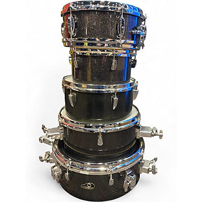 Used TAMA 5 Piece Cocktail-Jam Midnight Gold Sparkle Drum Kit