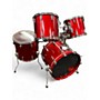 Used TAMA 5 Piece GRANSTAR CUSTOM RED Drum Kit RED