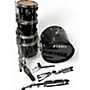 Used TAMA Used TAMA 5 Piece Imperialstar Black Drum Kit Black