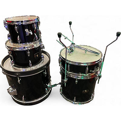Used TAMA 5 Piece Imperialstar Black Drum Kit